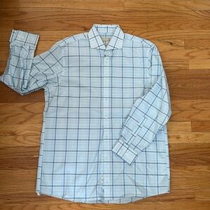 Michael Kors button down Light Blue Men’s size 32/33 neck 16 100% Airsoft Cotton